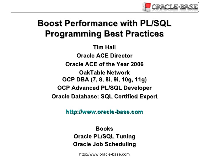 Oracle loop while